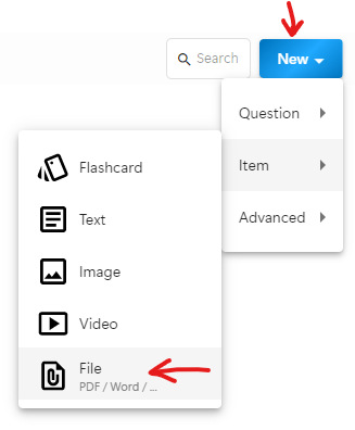 File item type